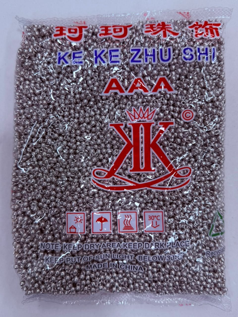 Metallic Jewelry Making Beads Price in Bangladesh | Gold, Silver & Blue Round Beads