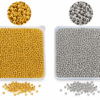 Metal Ball Beads – Golden & Silver Round Beads for Jewelry Making