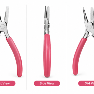 One Side Round Pliers – Jewelry Making Pliers for Wire Bending & Loop Making
