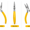 5 Inch Nose Pliers – Precision Needle Nose Pliers for Jewelry Making & Wire Work