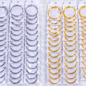 Hoop Earring Base – DIY Jewelry Making & Earring Findings 12 pair set