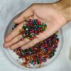 6mm Multicolor Mini Jingle Bells \ junjuni for Jewelry Making, Craft & DIY Decoration